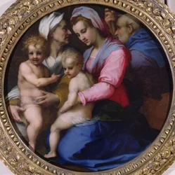 De Maagd met het Kind Christus, St. Elizabeth en St. Johannes, c.1516